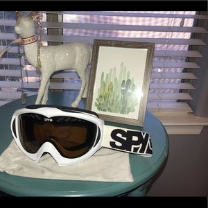SPY+ snowboarding goggles